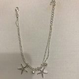 1pcs Silver Color Starfish Chain Anklets Women Jewelry Beach Foot Ankle Jewelry barefoot Sandals Bracelets for Woman Anklet