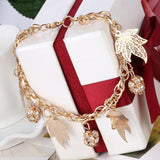 2018 New Woman Bracelets Mulitlayer Gold Chain Heart Bracelets & Bangles Charm Bracelets For Women Crystal Bracelets