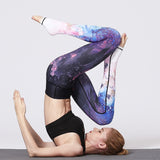 2018 Printed Yoga Pants Women High Waist Yoga Leggings for Fitness Sports Tight Pants Seamless Running Leggings Sport Trousers