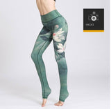 2018 Printed Yoga Pants Women High Waist Yoga Leggings for Fitness Sports Tight Pants Seamless Running Leggings Sport Trousers