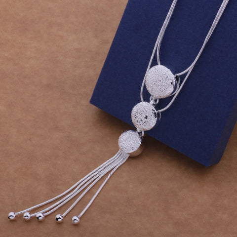 AN499 Hot 925 sterling silver Necklace 925 silver fashion jewelry pendant  /aupajlwa aztajraa