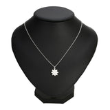 Chic Ladies Lotus Flower Pendant Necklace Boho Women Sexy Neck Jewelry Accessories Shellhard Silver Color Collare Necklaces