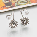 Daisy Flower Earrings For Women Jewelry Fashion Simple Cherry Blossoms Flower Stud Earrings Ear Studs novedades luxury jewelry