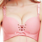 DeRuiLaDy Sexy Women Seamless LB Bra Gather Adjustable Super Push Up Bra Women Underwear Seamless Underwear Lingerie Plus Size