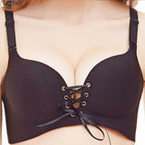 DeRuiLaDy Sexy Women Seamless LB Bra Gather Adjustable Super Push Up Bra Women Underwear Seamless Underwear Lingerie Plus Size