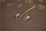 Elegant 925 Sterling Silver Long Flower Drop Earrings for Women Girs Fashion sterling-silver-jewelry Pendientes