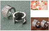 Fashion 925 Sterling Silver stamp Women Studs Earrings Luxury 3 Row Rhinestone Jewelry For Women men Girl Gift Wholesale