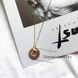 Fashion Gold Color Cowrie Shell Necklace Women Boho Ocean Beach Conch Pendant Necklace
