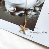 Fashion Gold Color Cowrie Shell Necklace Women Boho Ocean Beach Conch Pendant Necklace