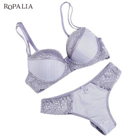 Fashion Lady Bra Brief Sets Lace Push Up Bra Set Women Underwear Girl Sexy lingerie