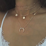 Gold color Choker Necklace for women Long Mary Tassel Pendant Chain Necklaces & Pendants Laces velvet chokers Fashion Jewelry