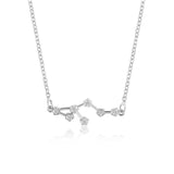Gold color Star Zodiac Sign 12 Constellation Necklaces & Pendants Choker Necklaces for Women Long Chain Necklace bijoux femme