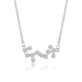 Gold color Star Zodiac Sign 12 Constellation Necklaces & Pendants Choker Necklaces for Women Long Chain Necklace bijoux femme