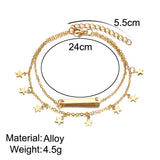 H:HYDE Hot Jewelry Anklets for Women Foot Accessories Summer Beach Barefoot Sandals Bracelet ankle on the leg Female Ankle Strap