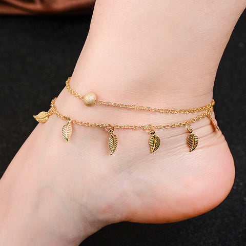 H:HYDE Hot Jewelry Anklets for Women Foot Accessories Summer Beach Barefoot Sandals Bracelet ankle on the leg Female Ankle Strap