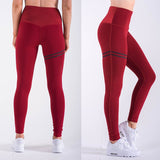 High Elastic Fitness Sport Leggings Tights Slim Running Sportswear Sports Pants Women Yoga Pants Quick Drying Training Trousers