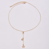 Hot Fashion Pentagram Necklaces & Pendants Heart Charms Statement Short Necklaces Women Jewelry Chokers Necklace Collier Fleurs