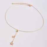 Hot Fashion Pentagram Necklaces & Pendants Heart Charms Statement Short Necklaces Women Jewelry Chokers Necklace Collier Fleurs