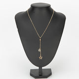 Hot Fashion Pentagram Necklaces & Pendants Heart Charms Statement Short Necklaces Women Jewelry Chokers Necklace Collier Fleurs