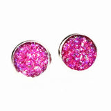Gold Color Pearl Stud Earrings For Women