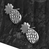 Gold Color Pearl Stud Earrings For Women