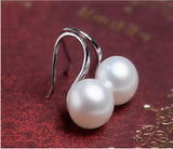 Gold Color Pearl Stud Earrings For Women