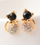 Gold Color Pearl Stud Earrings For Women