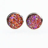 Gold Color Pearl Stud Earrings For Women