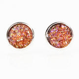 Gold Color Pearl Stud Earrings For Women