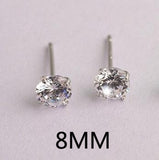 LEKANI Crystal From Swarovski Fashion Genuine 925 Sterling Silver Stud Earrings For Women Wedding Fine Jewelry Gift