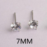 LEKANI Crystal From Swarovski Fashion Genuine 925 Sterling Silver Stud Earrings For Women Wedding Fine Jewelry Gift