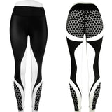 LI-FI Yoga Pants Honeycomb Carbon Leggings Women Fitness Wear Workout Sports Running Leggings Push Up Gym Elastic Slim Pants