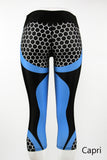 LI-FI Yoga Pants Honeycomb Carbon Leggings Women Fitness Wear Workout Sports Running Leggings Push Up Gym Elastic Slim Pants