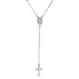 LISM Bohemia Gold Silver Color Cross Pendant Necklace Jesus Virgin Mary Chain Necklace For Women Jewelry collares de moda 2019