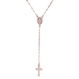 LISM Bohemia Gold Silver Color Cross Pendant Necklace Jesus Virgin Mary Chain Necklace For Women Jewelry collares de moda 2019
