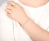 LKO NEW popular S925 Sterling Silver Lucky Red Rope Shambala Bracelet for man&women gift Female Bracelet free shipping