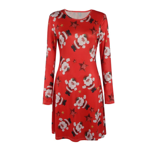 Autumn Christmas Casual Dress Plus Size S-5XL On Sale