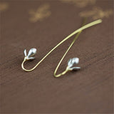 Luxury Brand Ear Jewelry 925 Sterling Silver Flower Earrings For Women Ladies Statement Earrings Gifts Pendientes Brincos