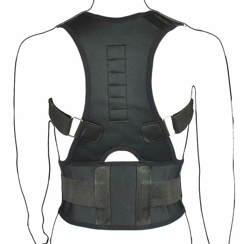 Men Women Adjustable Sitting Posture Corrector Magnetic Shape Body Shoulder Brace Belt Back Vertebra Correct Therapy Safety Wear