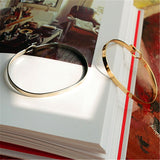 Minimalist fashion personality contracted fine gold bracelet Women's fashion beautiful bracelets free send a bracelet