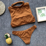 New Bikini Thong Two shapes 2018 Female Swimsuit Women Swimwear Two-pieces Bikini set  Bather Bathing Suit Swim Wear Lady