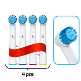 Oral B Electric Toothbrush Heads Replaceable Brush Heads For Oral B Electric Advance Pro Health Triumph 3D Excel Vitality 4pcs