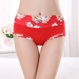 Plus Size Women Underwear Panties Ladies Seamless Sexy Briefs Floral Print Lingerie Calcinhas Intimates Underpants Ropa S-4XL