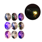 QCOOLJLY Glowing in the Dark LED Dazzling Stud Earring