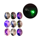 QCOOLJLY Glowing in the Dark LED Dazzling Stud Earring