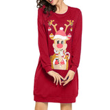 Cute Dear Christmas Hoodie with Premium Style, Long sleeve christmas, christmas dress, christmas sweater