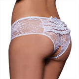 Sexy Lingerie Panties Women Exotic Hot Bowknot Knickers Crotchless Briefs Transparent Underwear Thongs Open Crotch Sexy Lingerie