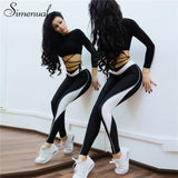 Simenual 2018 New heart leggings for women athleisure push up women's pants bodybuilding sporting jeggings sexy fitness legging