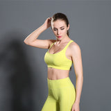 Woman Yoga Sports Bra Gym Fitness Running Exercising Cross-shaped Back Design Beautiful Pattern Printing Breathable Wear SCL101