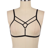 Women Bandage Bra Sexy Cupless Elastic Bras for Women Strap Bralette Bra Bustier Lingerie